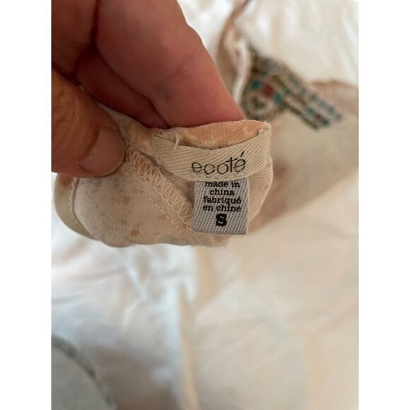 Urban Outfitters Boho Chic Ecote Embellished Halter Top With Beads & Studs - Picture 4 of 4